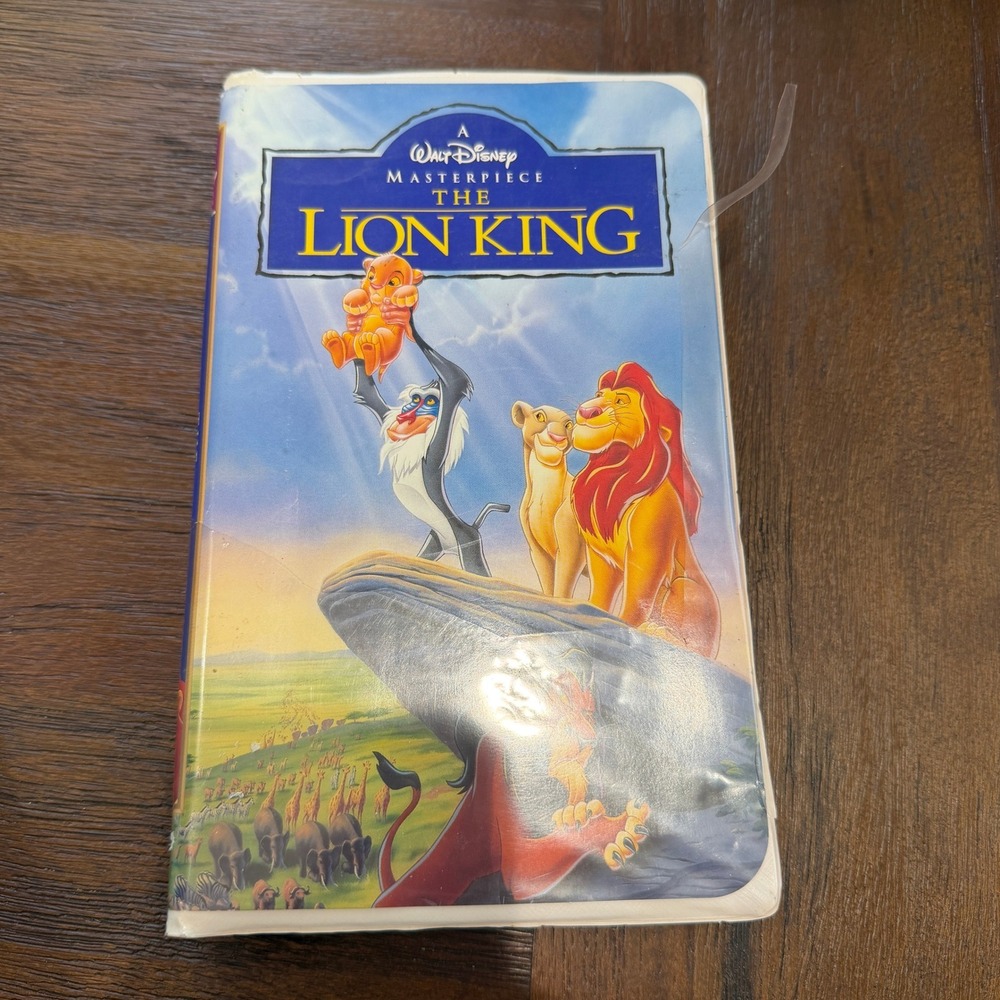 Walt Disney Masterpiece Collection The Lion King VHS Clamshell Case Vintage